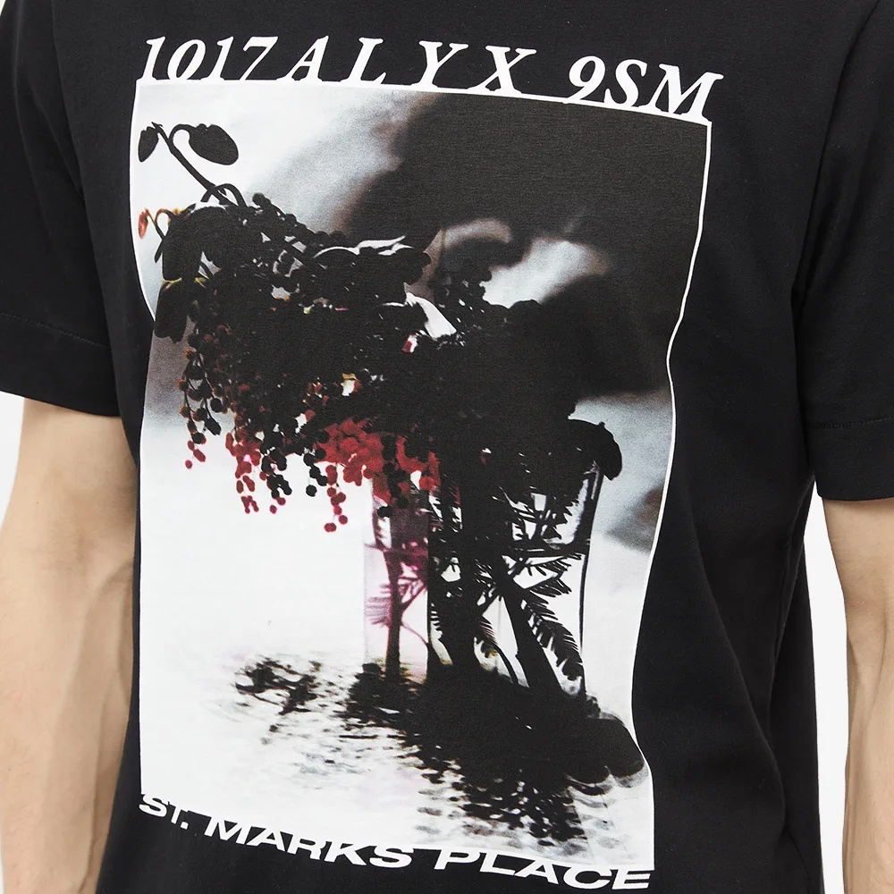 Alyx Graphic-print Short-sleeved T-shirt In Black