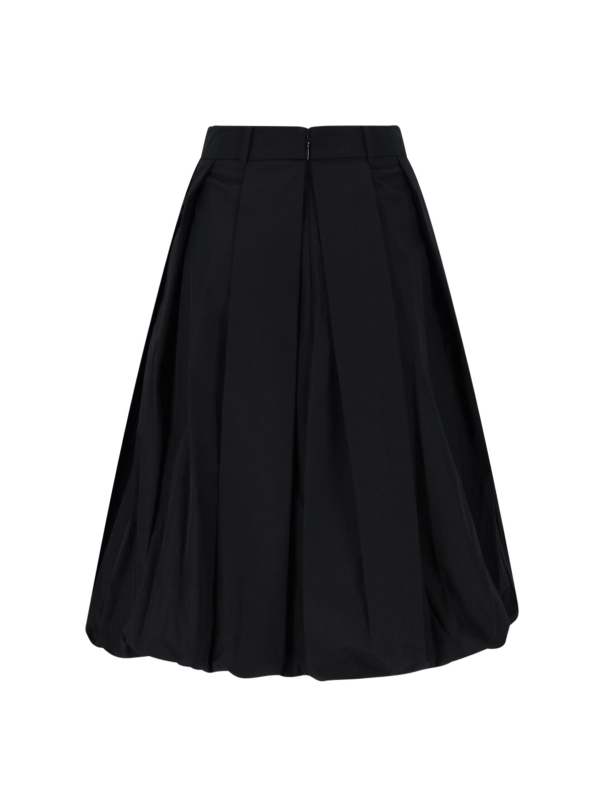 Dunst Pleated Midi Skirt In Black