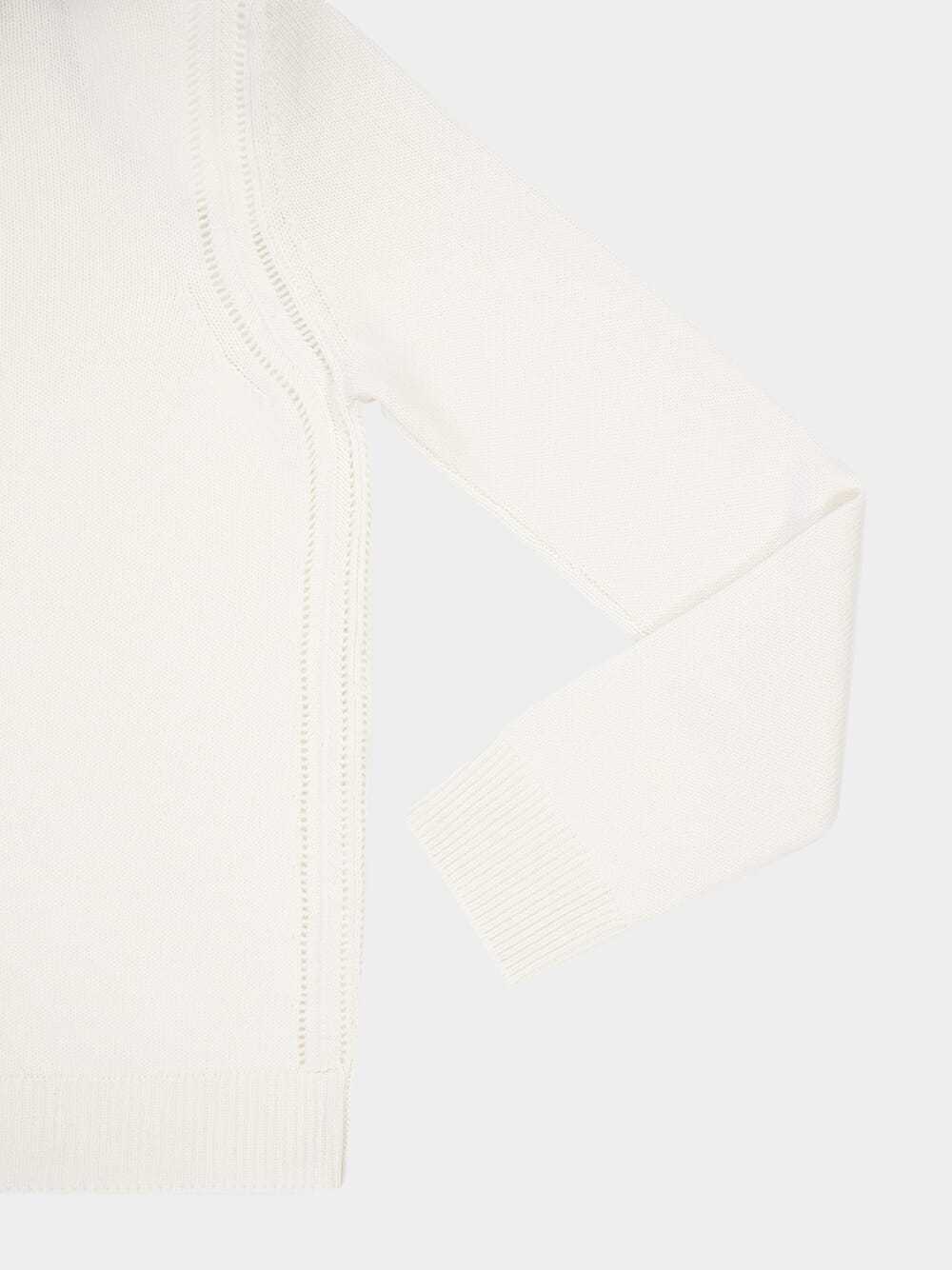 Tom Ford Turtleneck Cashmere Sweater In White