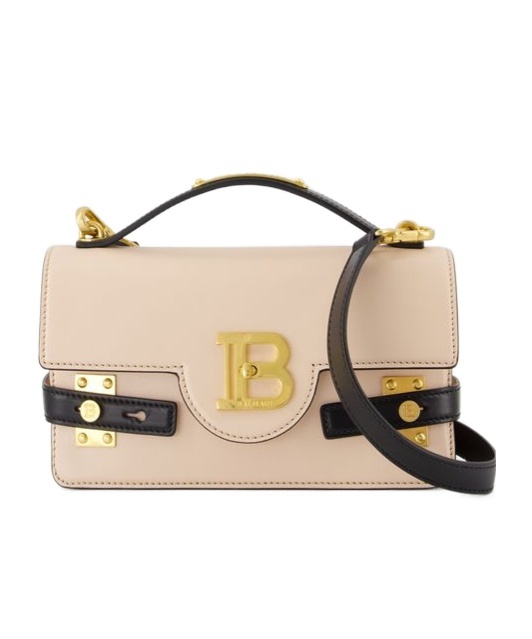 Balmain B-buzz 24 Crossbody In Nude