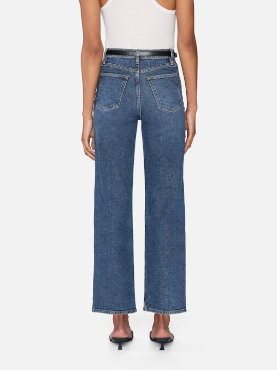 Frame High Waist Jeans In Blue