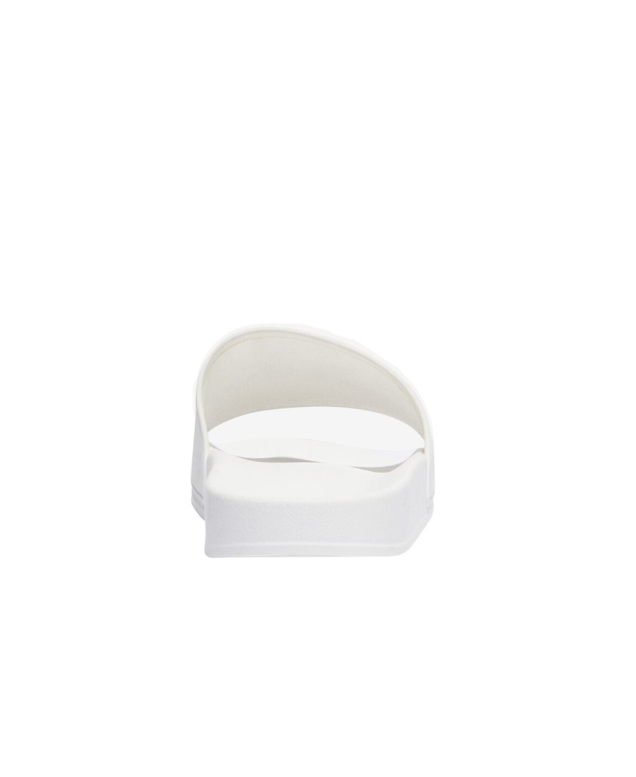 Balenciaga Lettering Logo Pool Slides In White