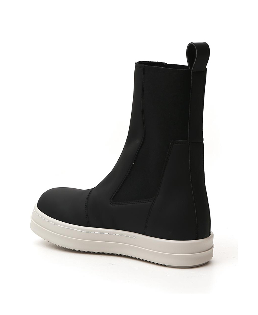 Rick Owens Drkshdw Splicing Design Boots In Black