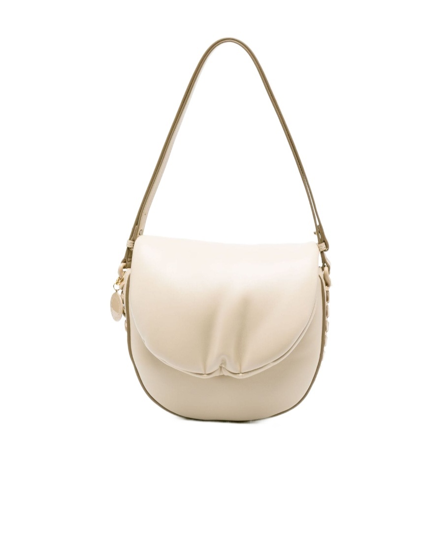 STELLA MCCARTNEY STELLA MCCARTNEY FRAYME PADDED MEDIUM SHOULDER BAG 