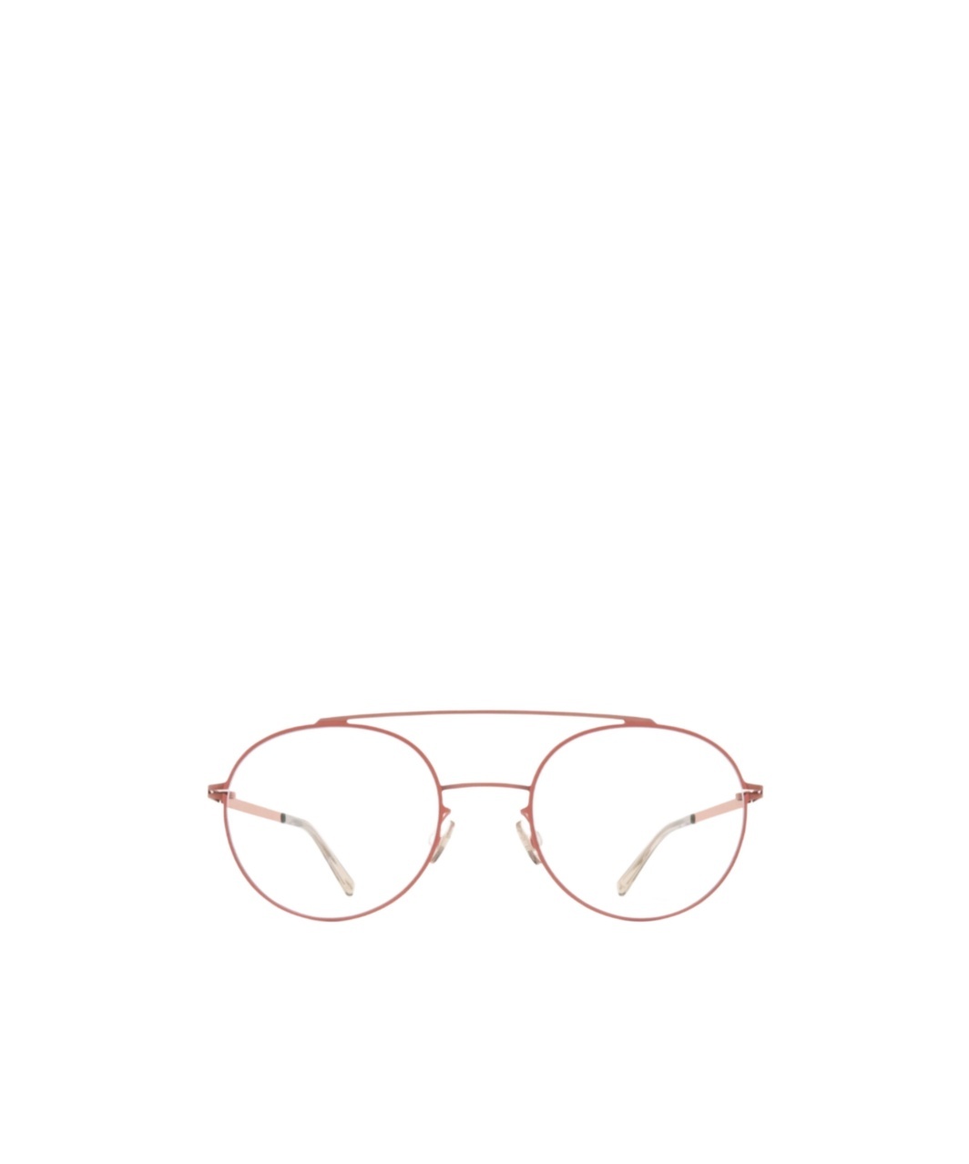 Mykita Logo Flat Mirror In Nude