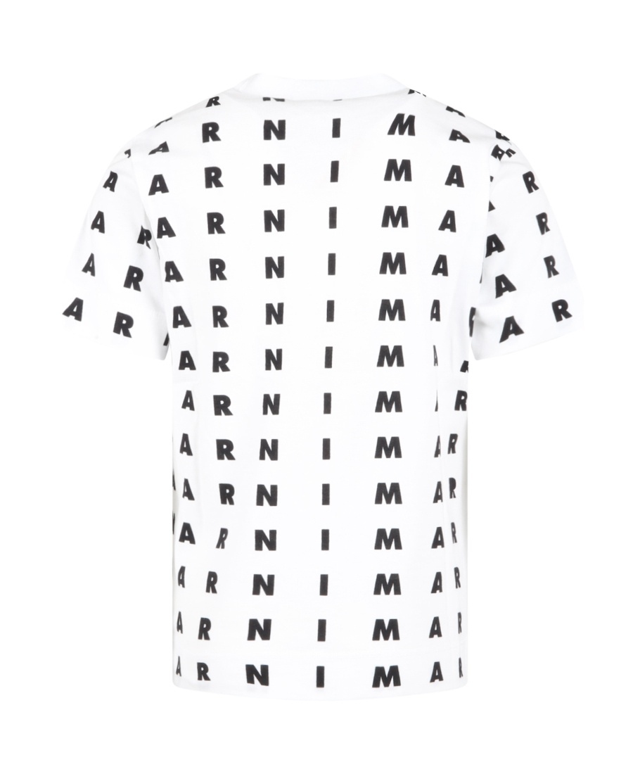 Marni Logo T-shirt In White