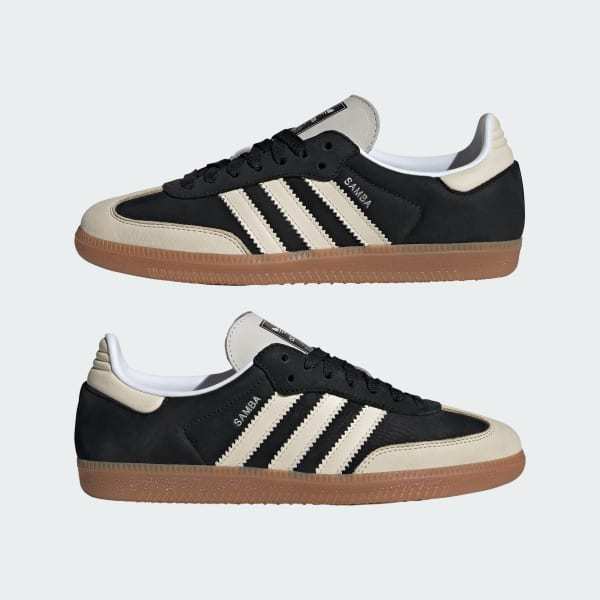 Shop Adidas Originals Samba Sneakers In Black