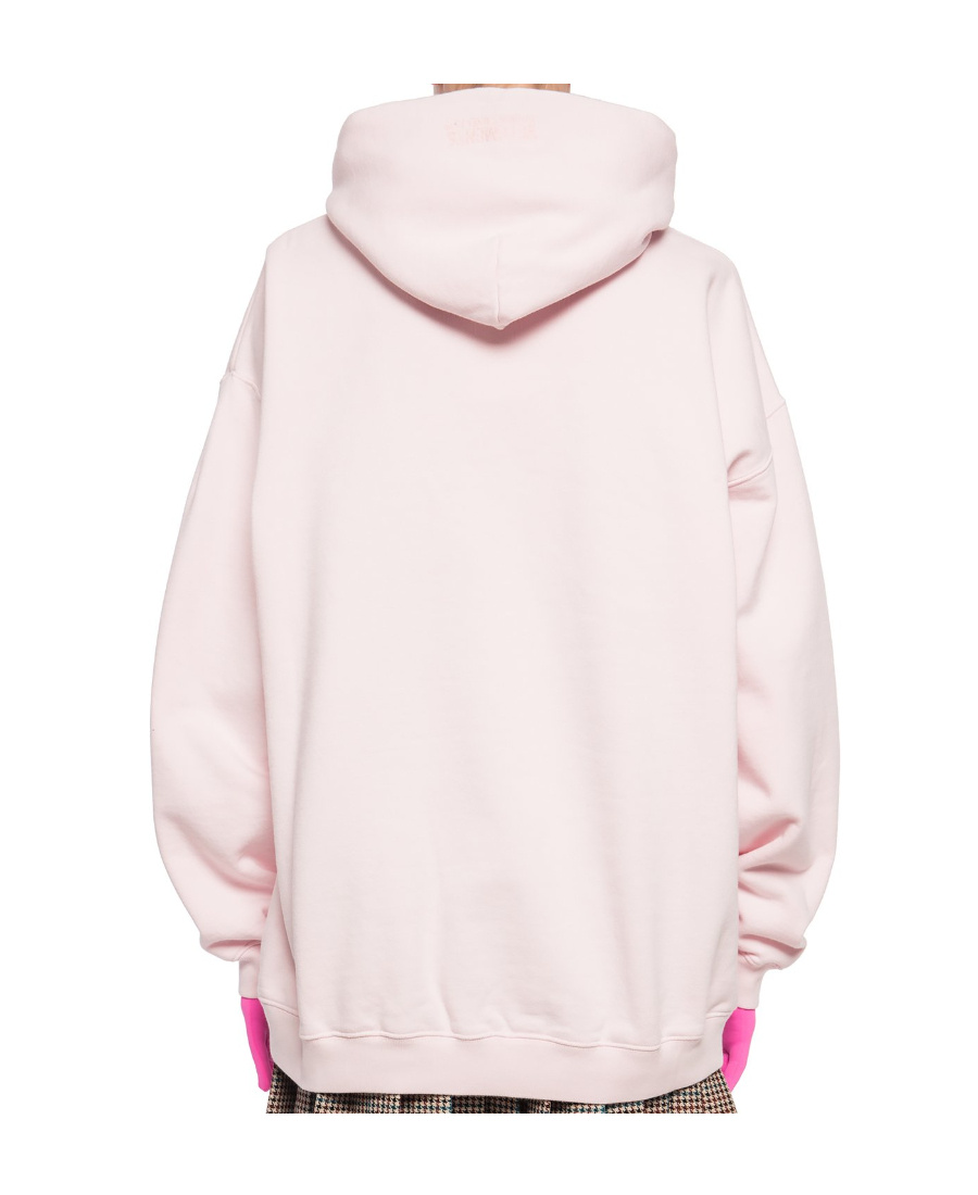 Vetements Logo Logo Sports Sweater In Pink