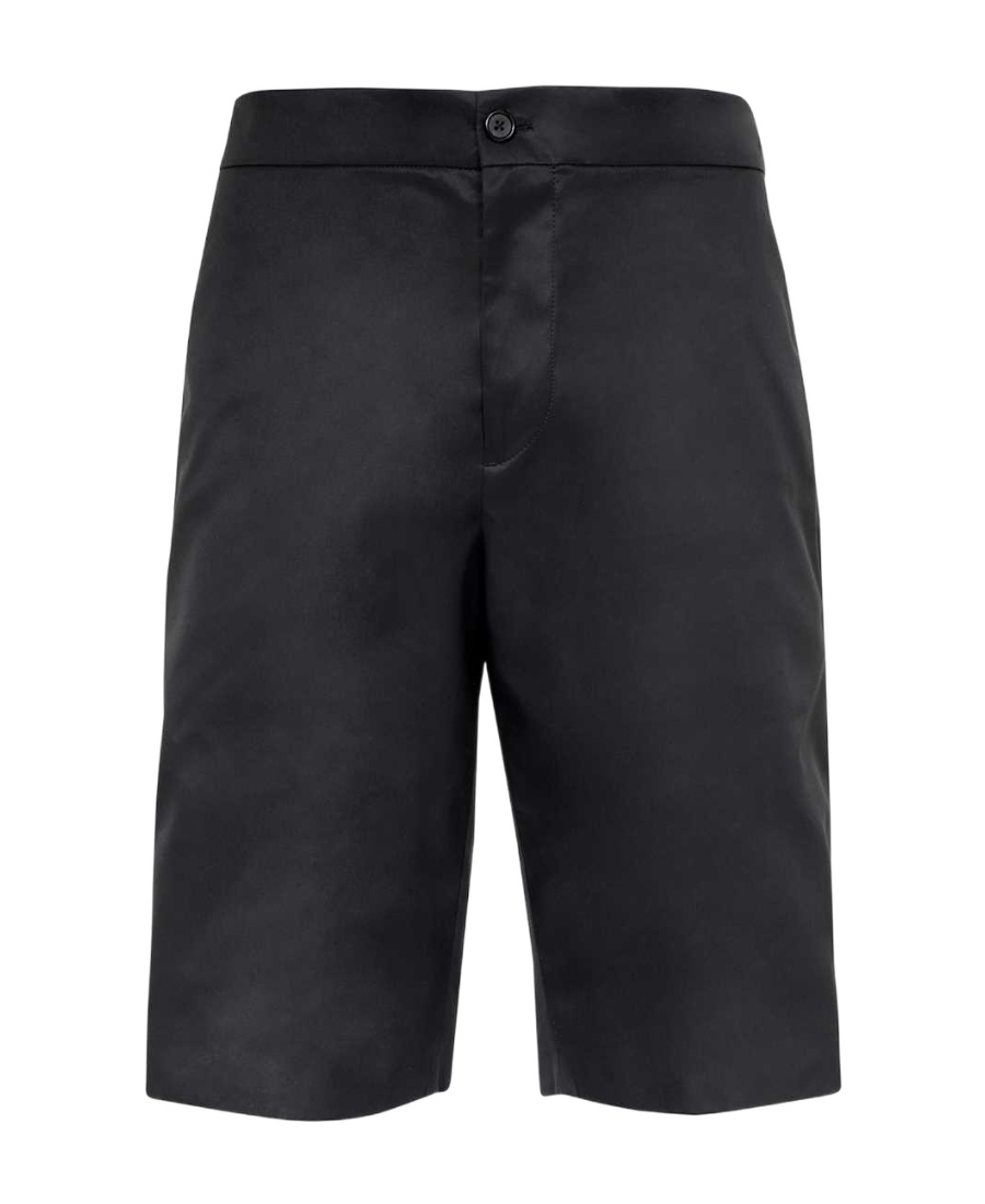 Alexander Mcqueen Panelled Straight-leg Shorts In Black