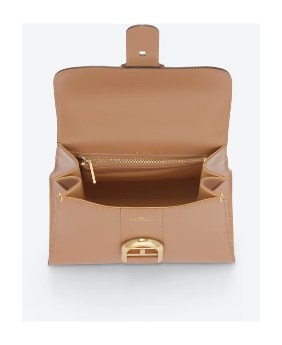 Delvaux Small Brillant Shoulder Bag In Pink