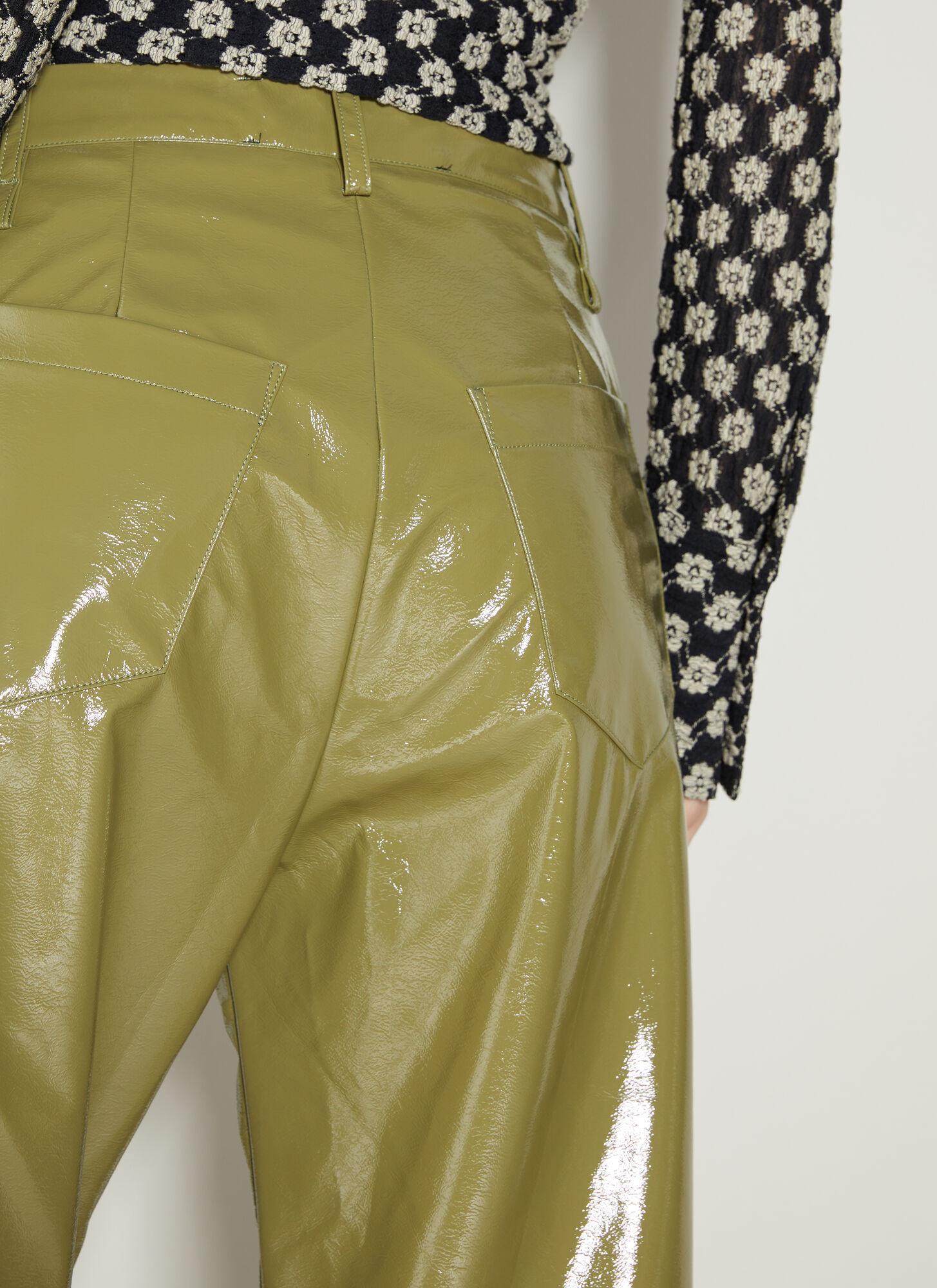 SONG FOR THE MUTE BRIGHT STRAIGHT CASUAL PANTS 