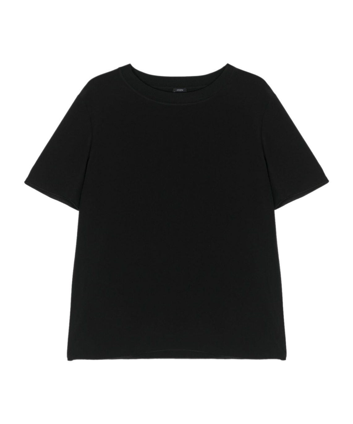 JOSEPH OPEN-NECKED BLACK SHIRT