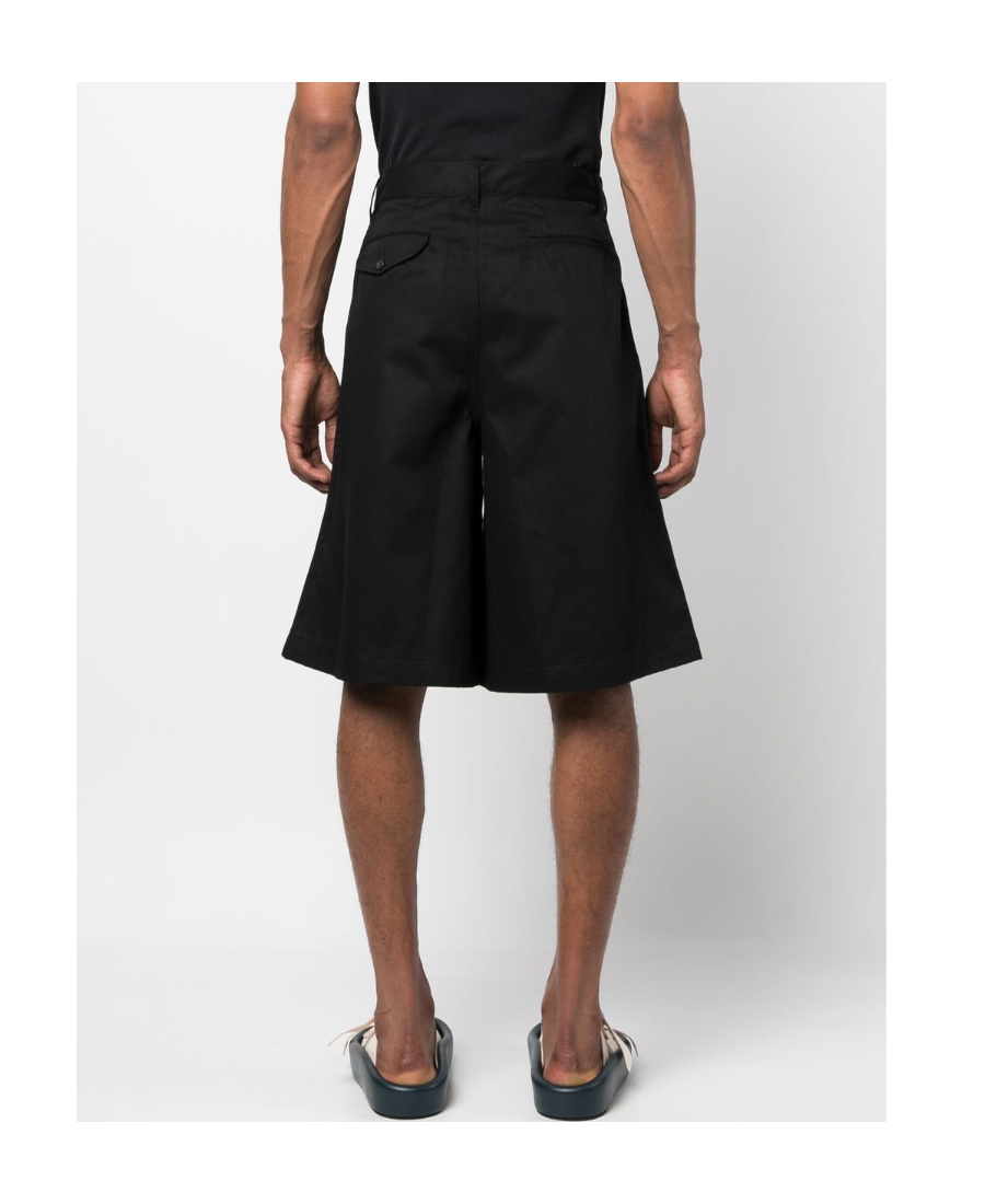 Comme Des Garçons Logo Shorts In Black