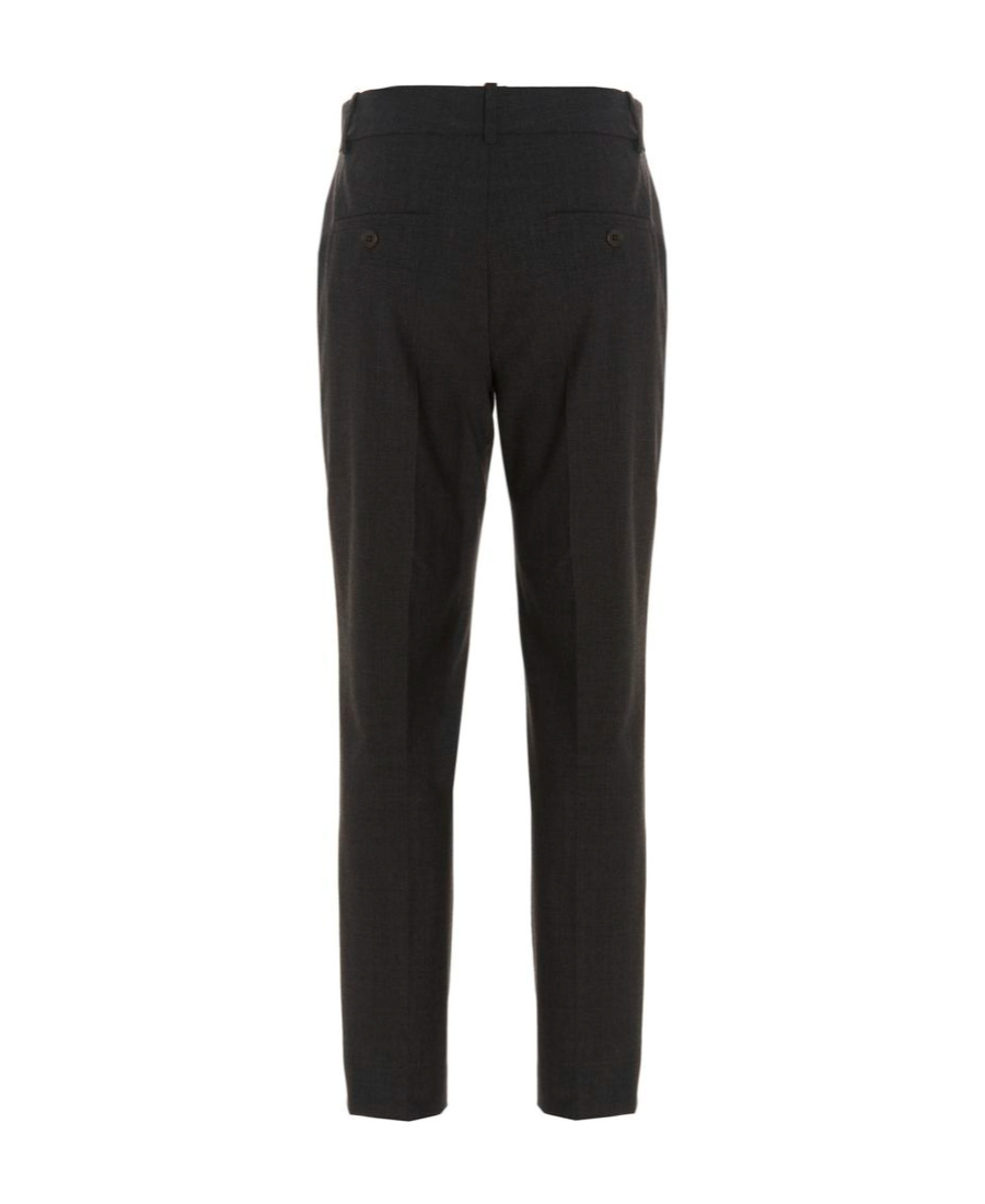 THEORY CASUAL PANTS WITH WAIST AND LOOP STRAPS
