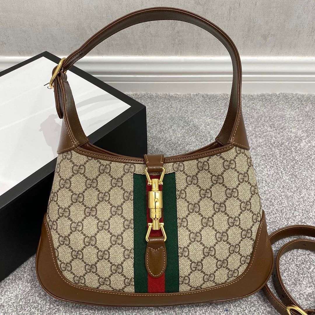 Gucci Jackie 1961 Mini Shoulder Bag In Brown