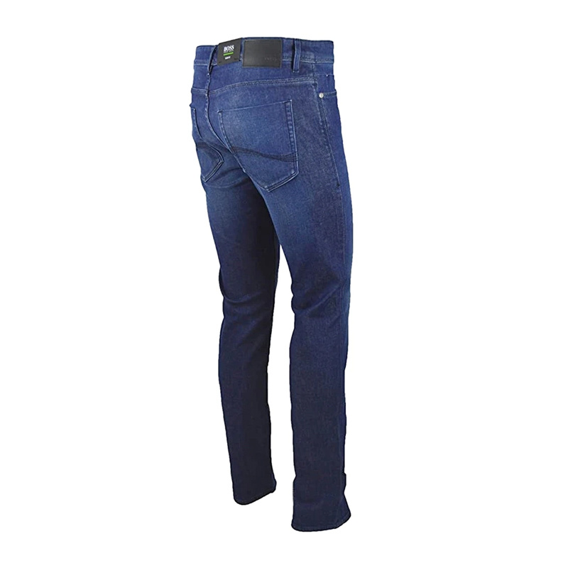Hugo Boss Button Jeans In Blue
