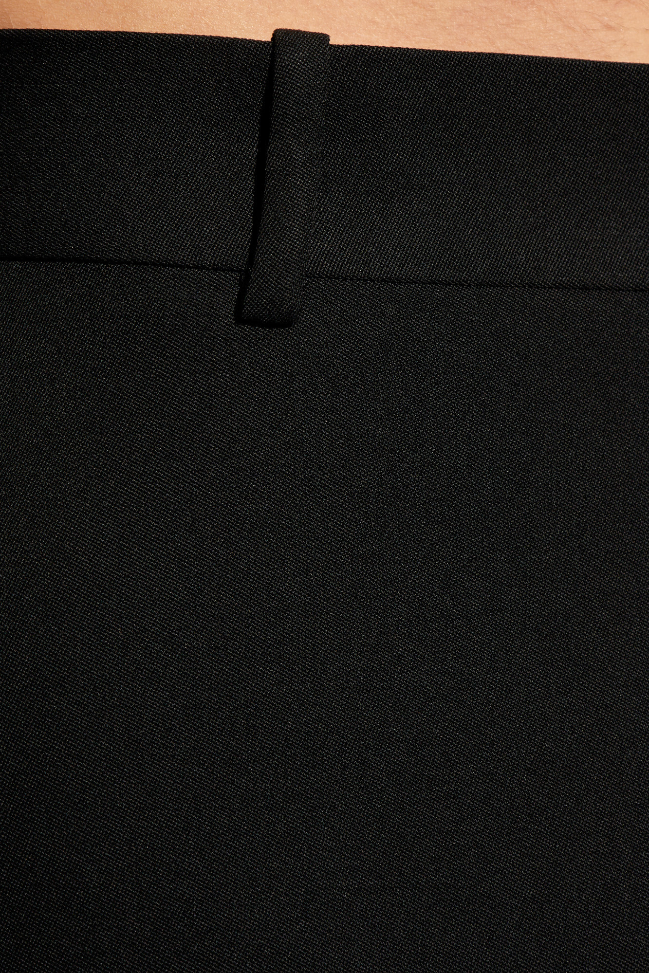 Alexander Mcqueen Black Wool Trousers In Black