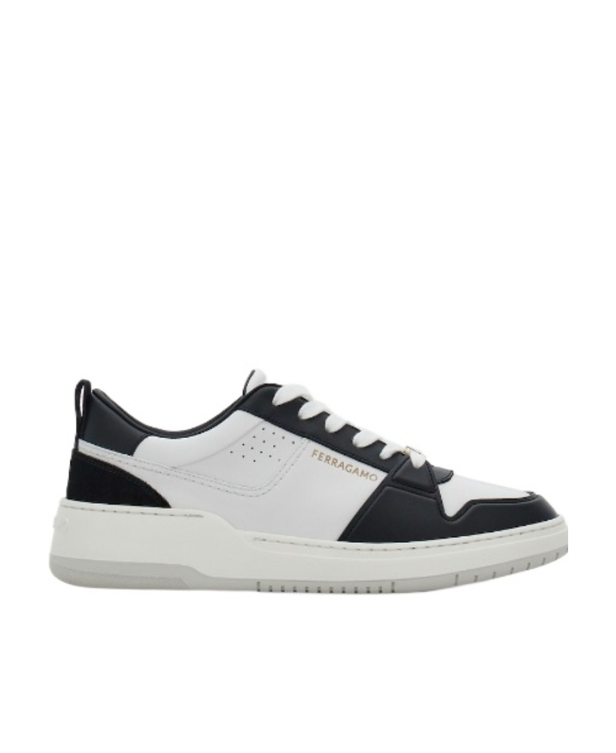 Ferragamo Dennis Low-top Sneakers In White