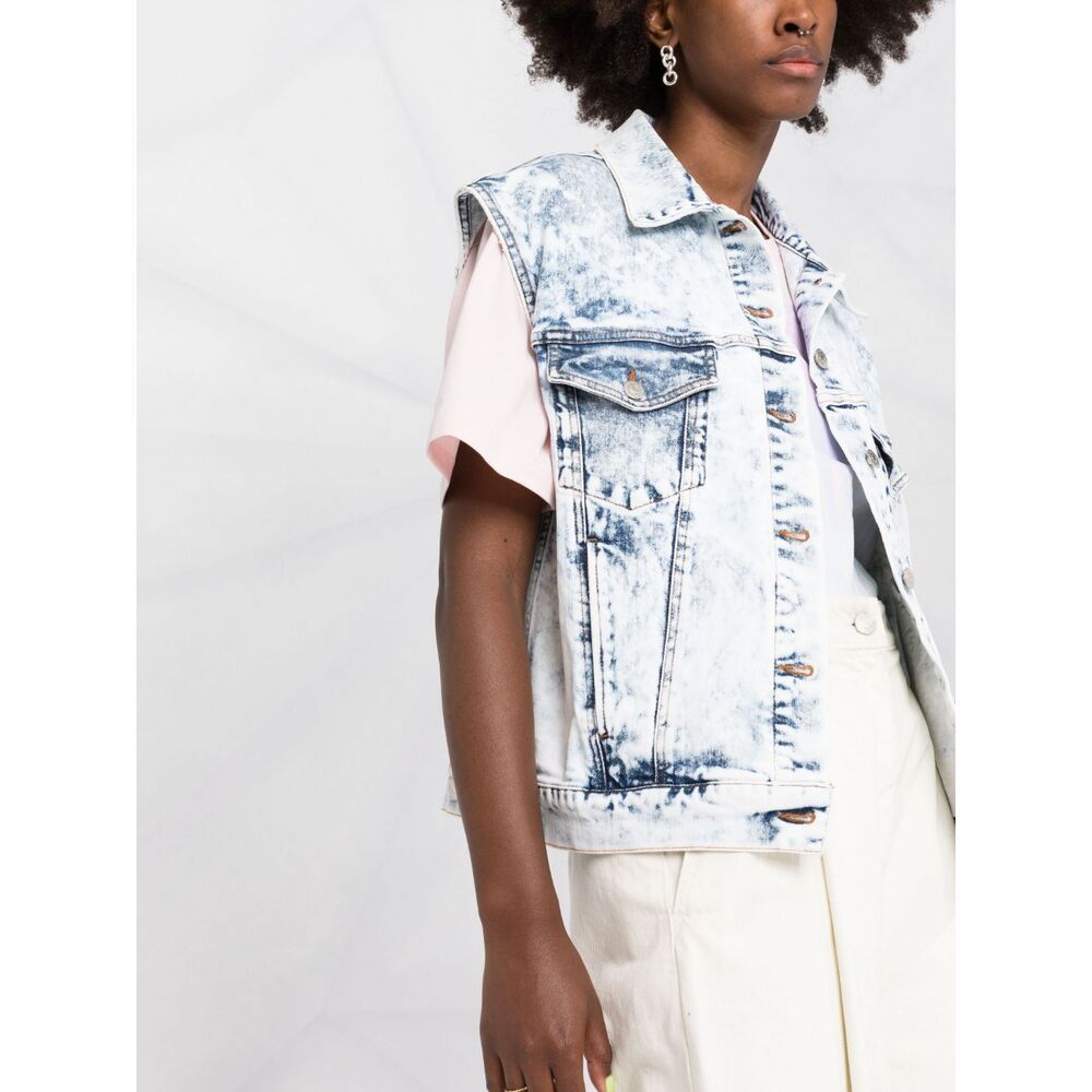 STELLA MCCARTNEY ACID-WASH DENIM JACKET