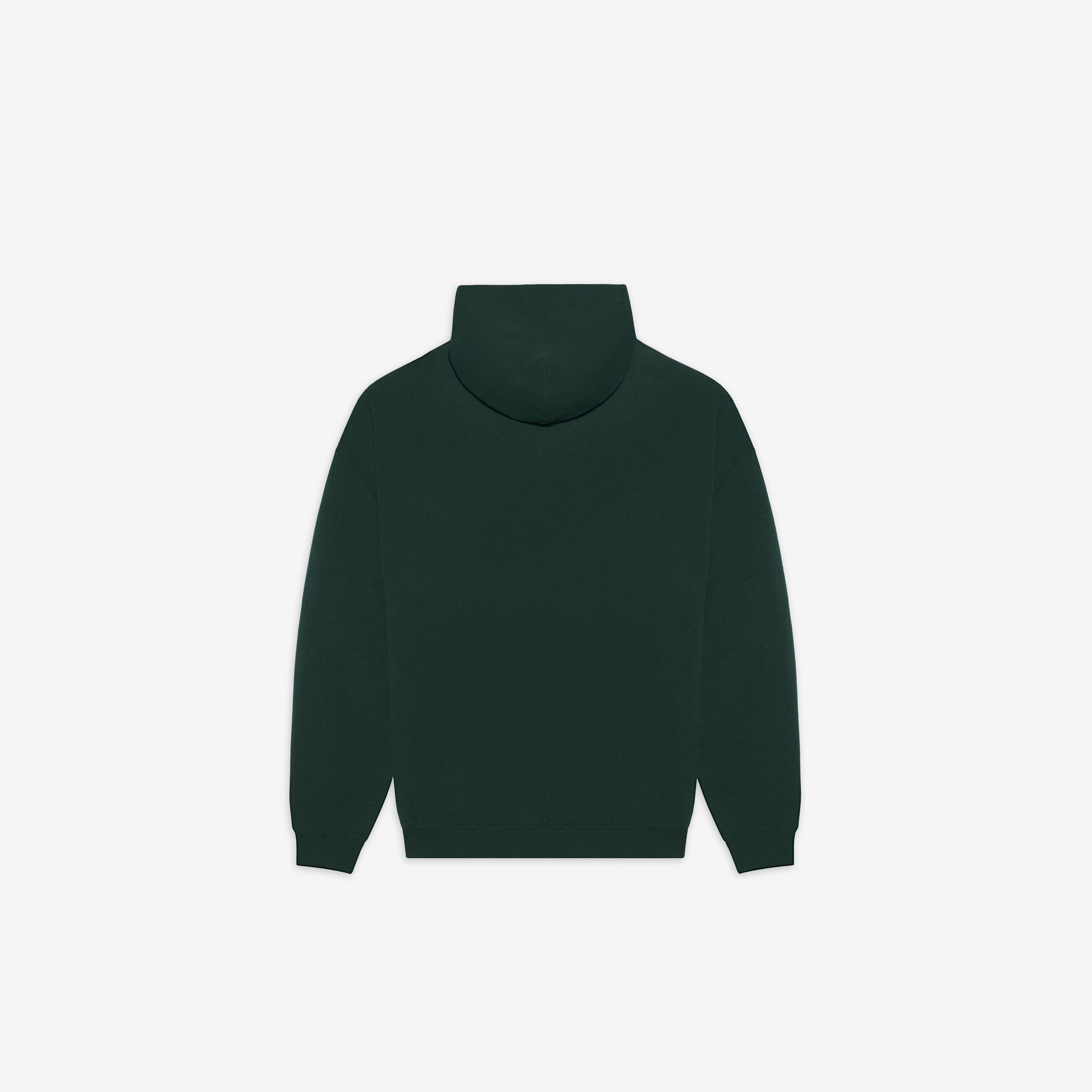 Balenciaga Unisex-print Oversized Hoodie In Green