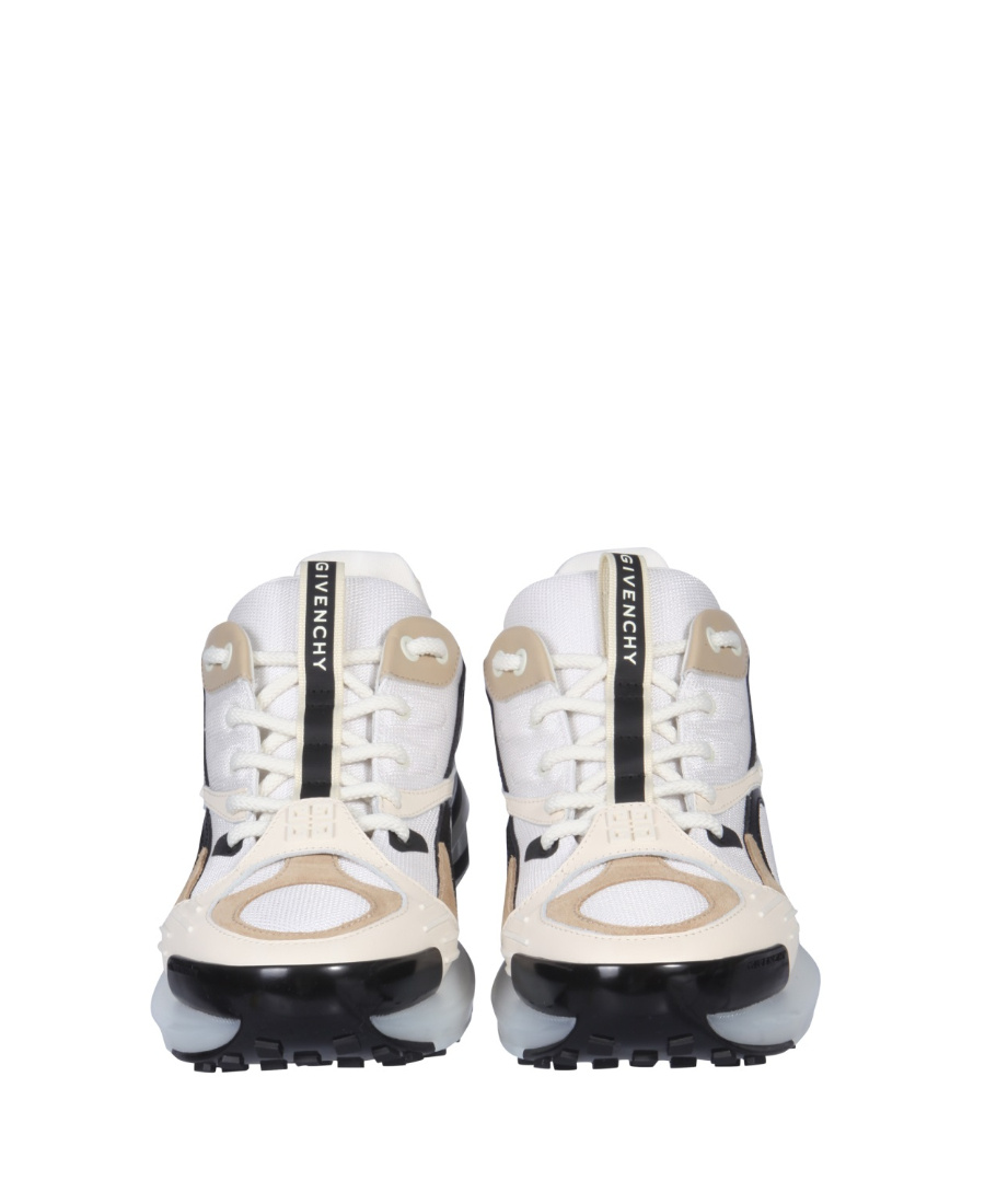 Givenchy Giv 1 Ivory And Black Runner Sneakers In White