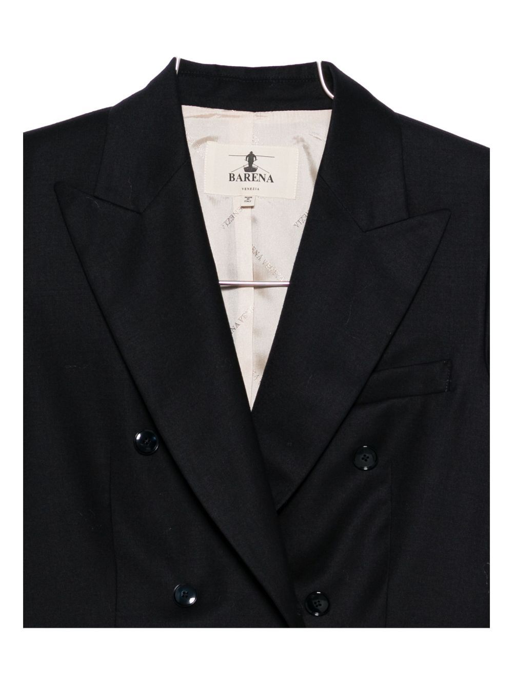 Barena Venezia Double-breasted Suit Jacket In Black