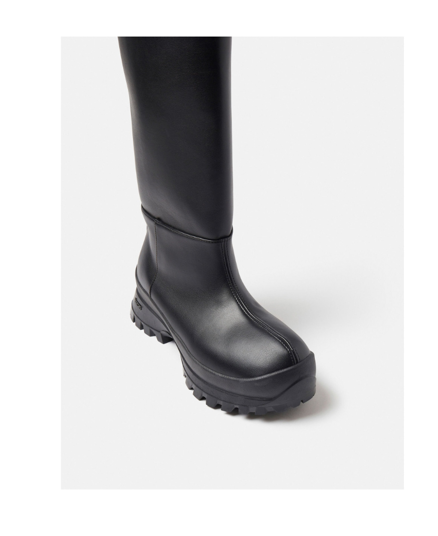 Stella Mccartney 50mm Trace Alter Faux Leather Boots In Black