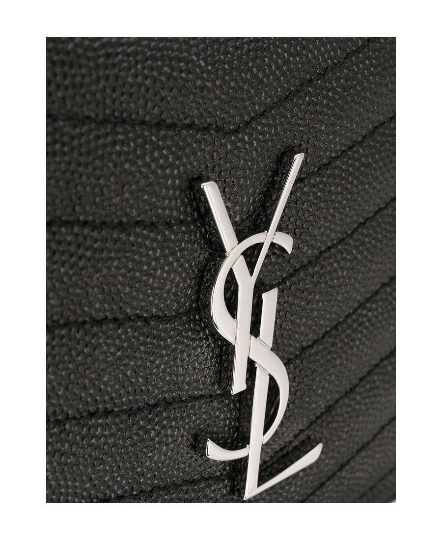 Saint Laurent Mini Lou Bag In Black