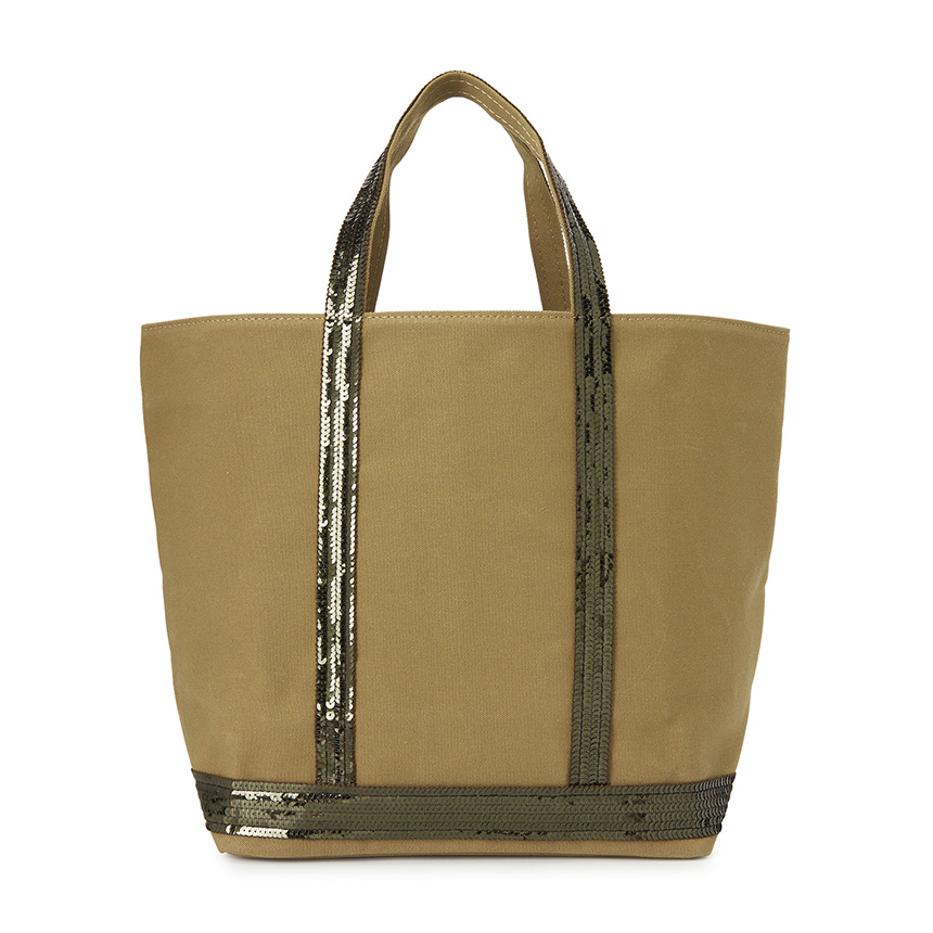 Vanessa Bruno Sequined Handbag In Green