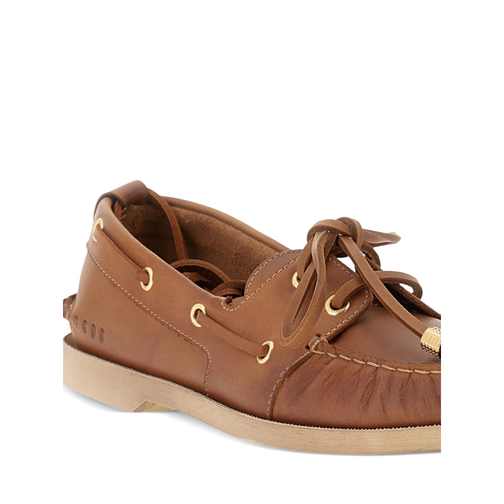 Golden Goose Deluxe Brand Ruched Lace-up Loafers In Multi