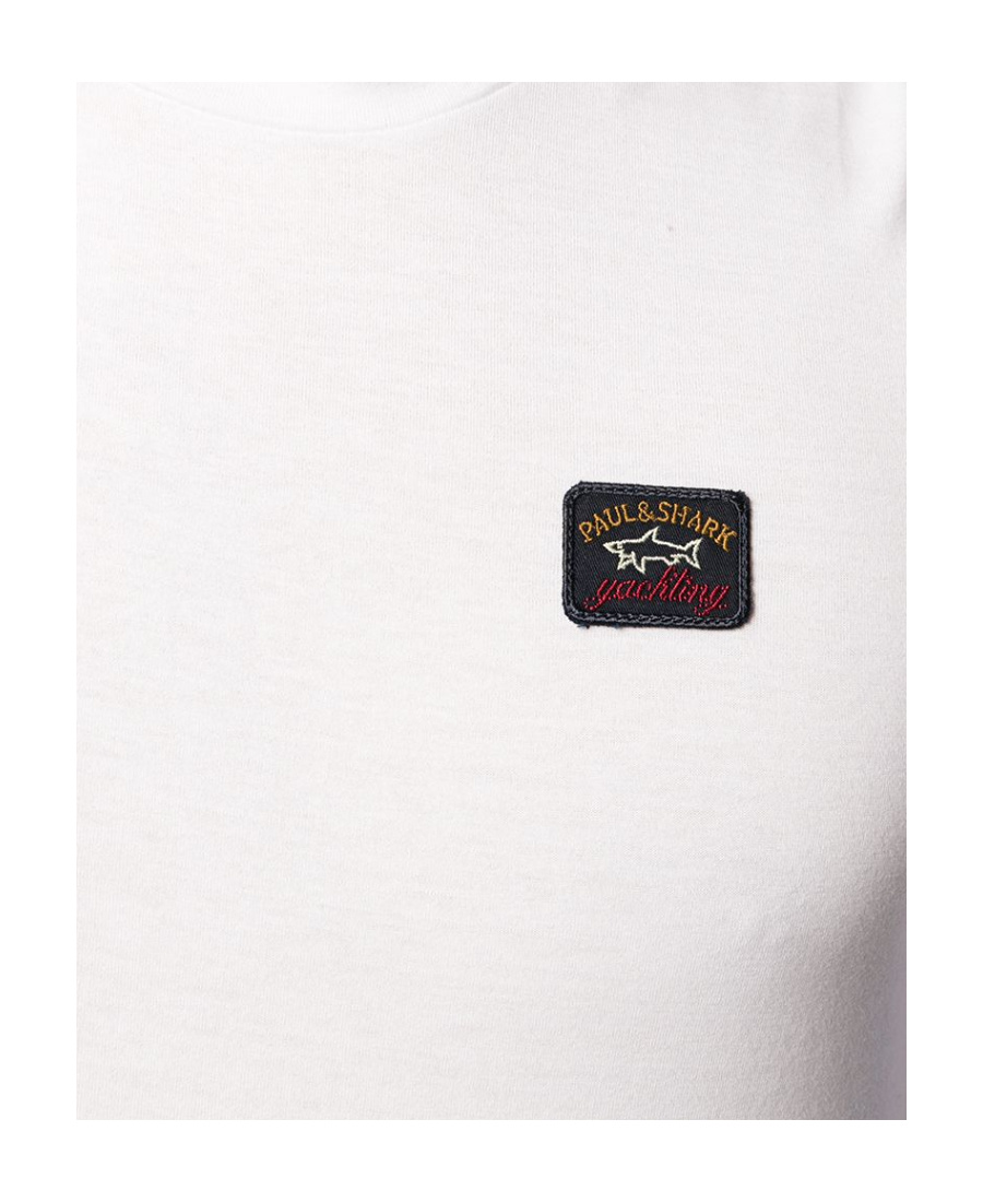 Shop Paul & Shark Logo Decal T-shirt In White