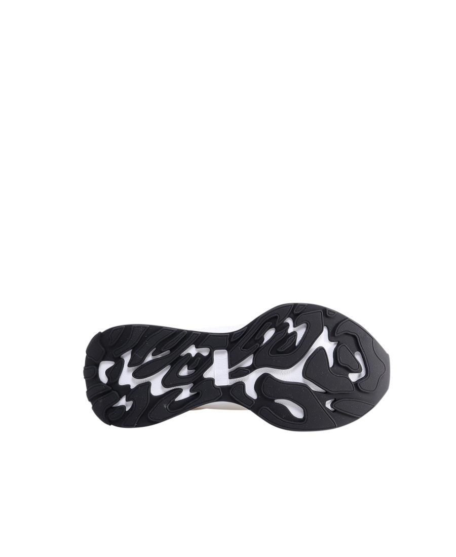 Alexander Mcqueen Calfskin Low-top Sneakers Paneled Curvy Sole In White