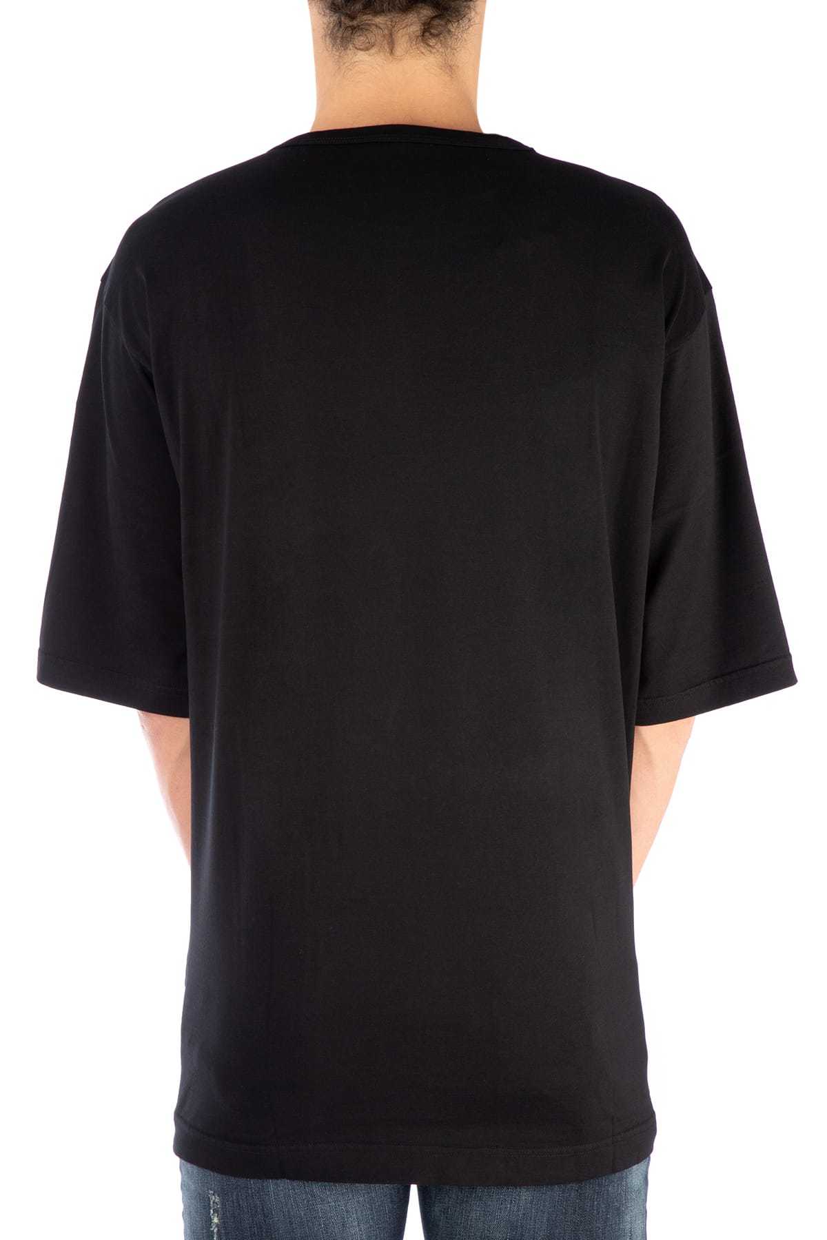 Dolce & Gabbana Printed T-shirt In Black