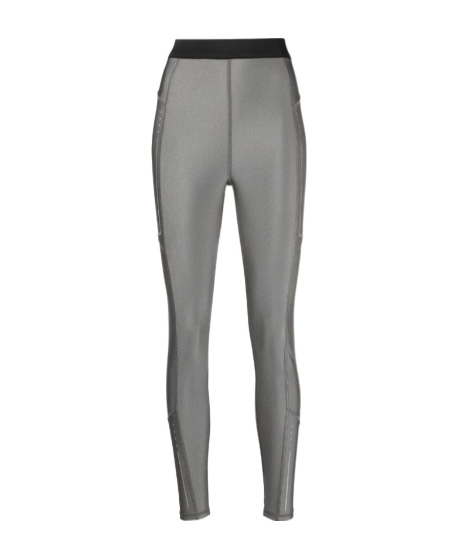 Moncler High-waisted Performance Leggings In Gray