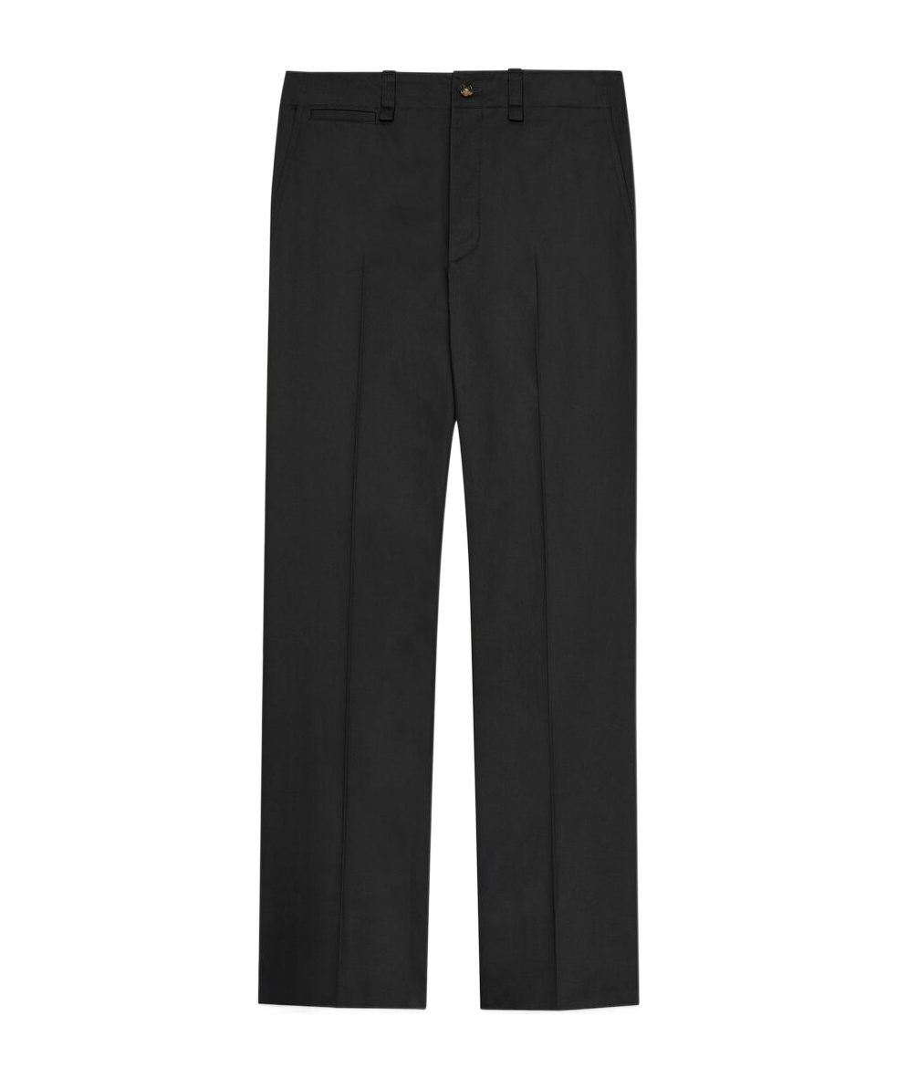Saint Laurent Low-rise Bootcut Jeans In Black