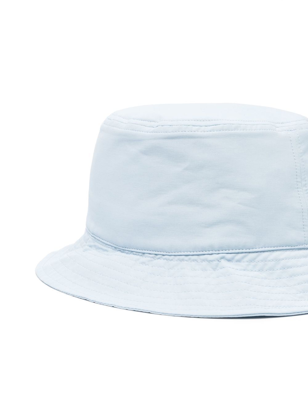 Maison Kitsuné Blue Technical Bucket Hat In White