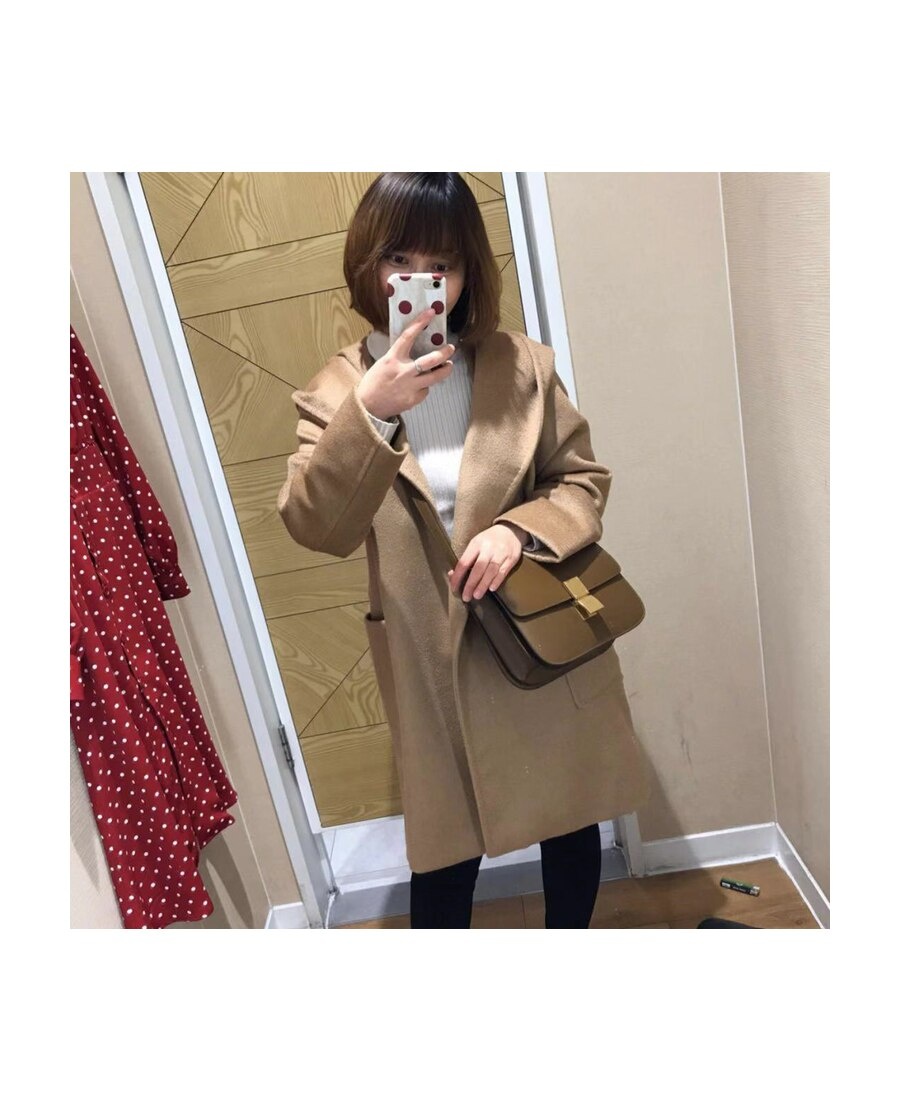 Max Mara Camel Rialto Camel Wool Robe Coat In Brown