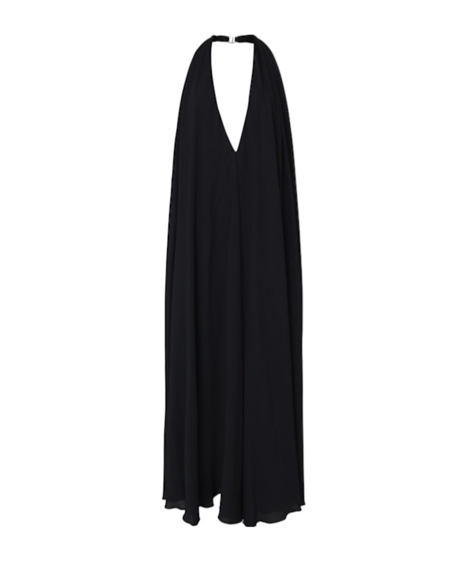 Jacquemus The Norma Draped Maxi Halter Dress