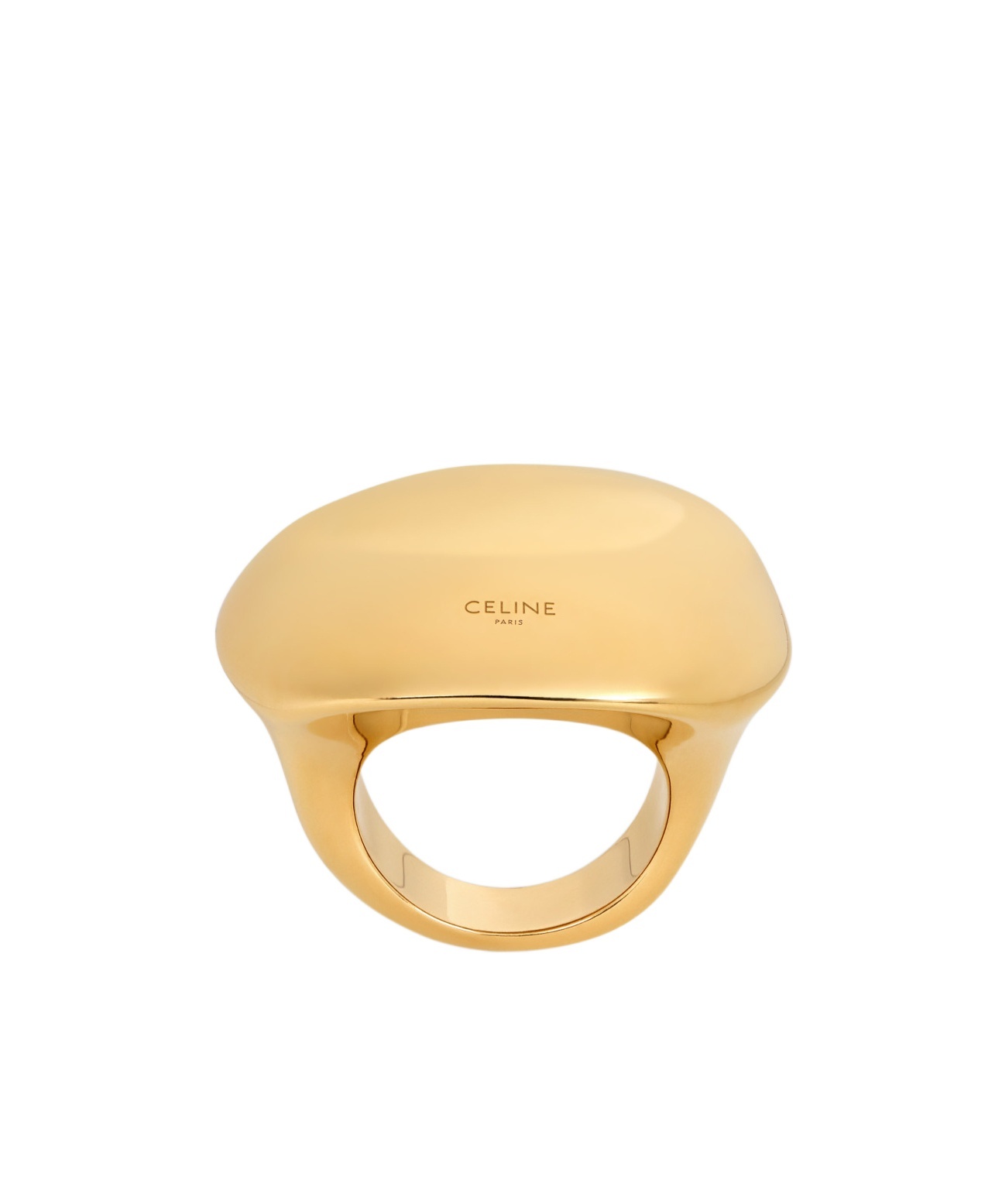 Celine Spherical Ring In Yellow