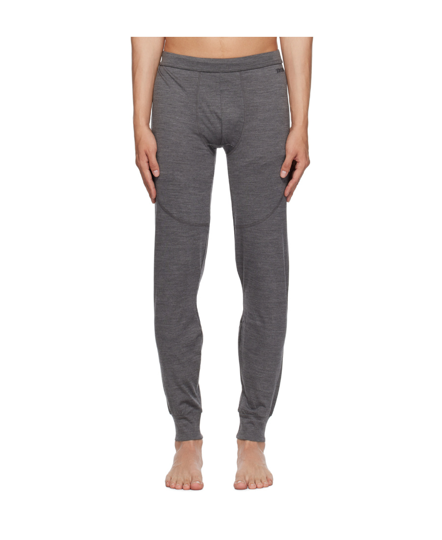 ZEGNA ELASTIC WOOL SWEATPANTS