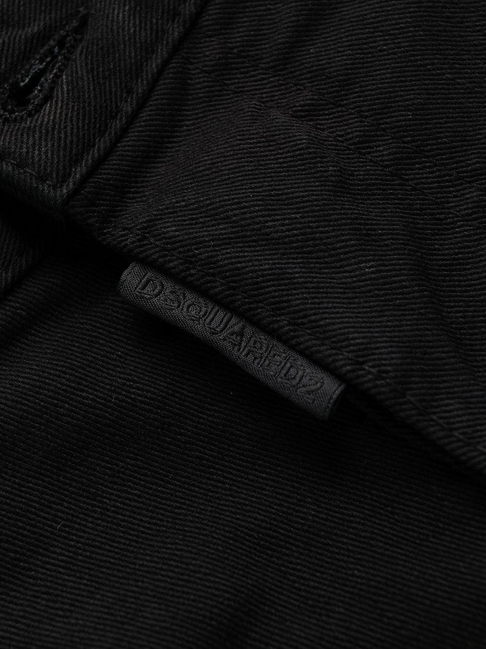 Dsquared2 Stylish Trousers With Belt Loops And Back Pockets In Black