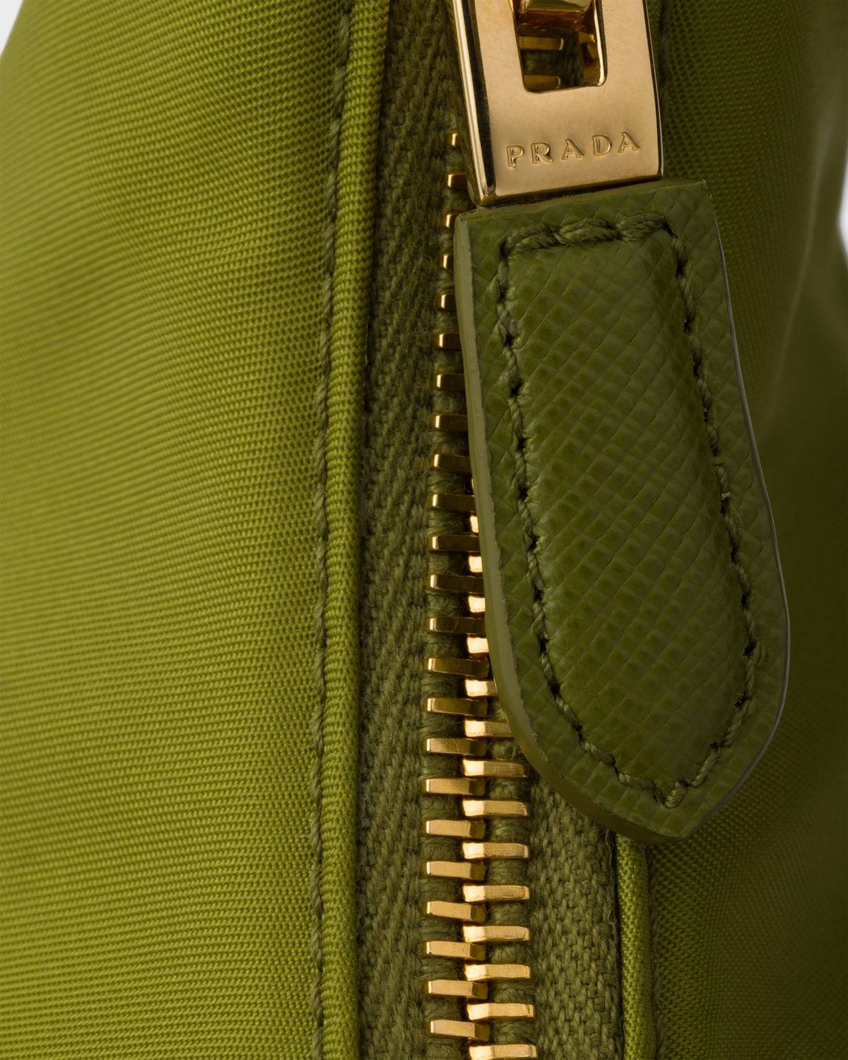 Prada Re-edition 2005 Re-nylon And Saffiano Mini Bag In Green