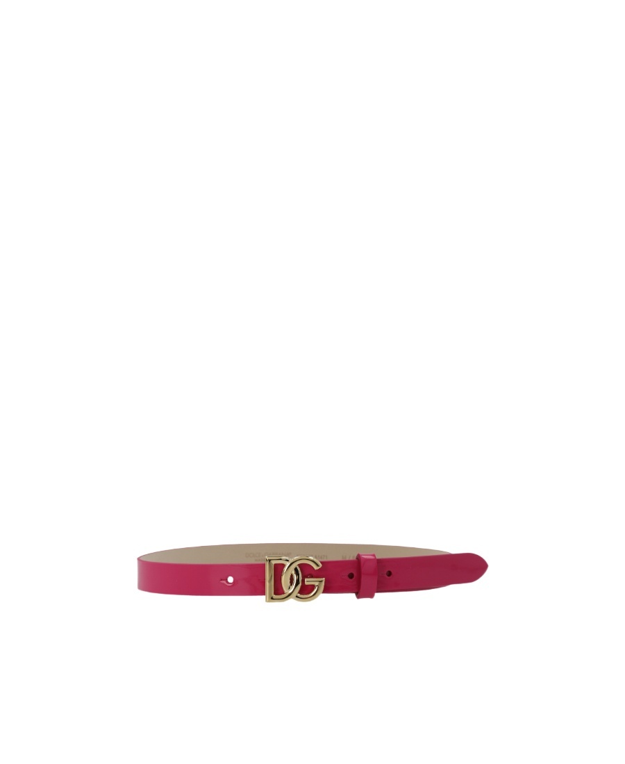 Dolce & Gabbana Logo-buckle Fastening Belt In Red