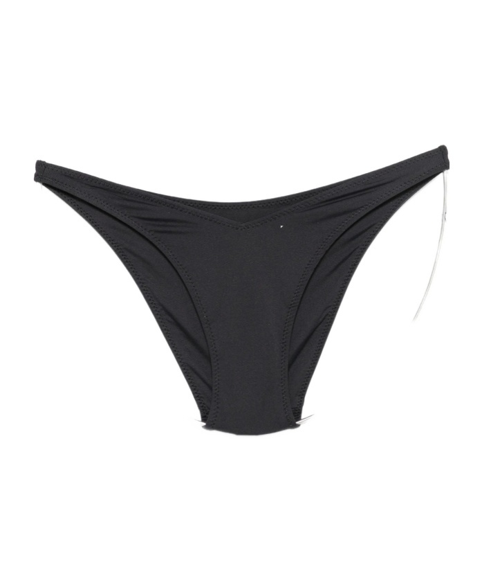 Frankies Bikinis Smooth-finish Bikini Bottoms In Black