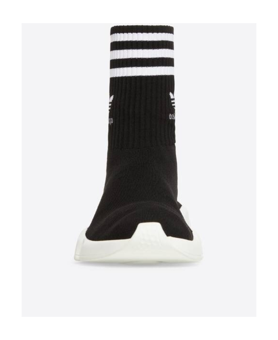 Balenciaga X Adidas Speed High-top Sneakers In Black