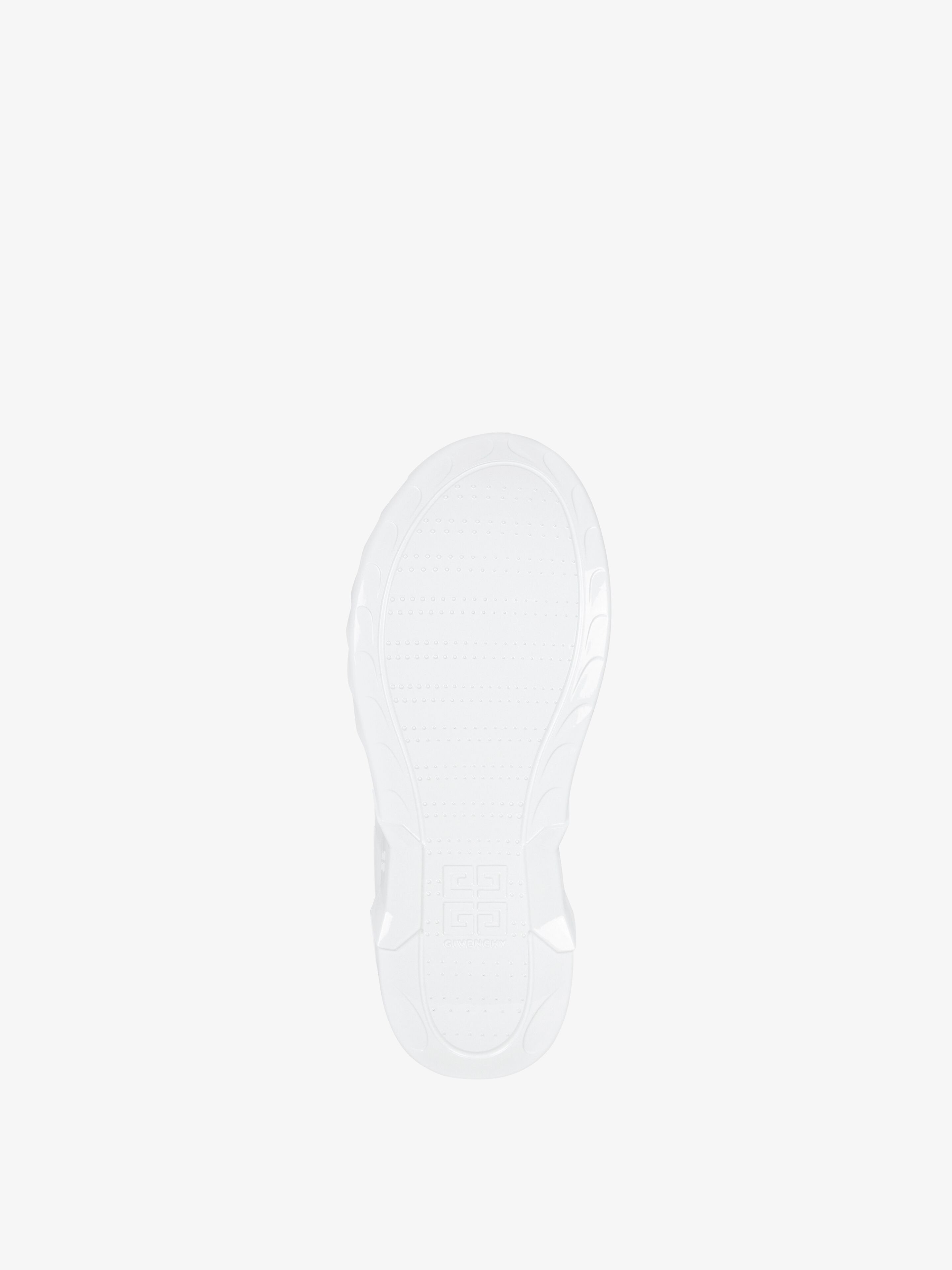Givenchy Womens White Marshmallow Wedge Chunky-sole Knitted Low-top Trainers In White