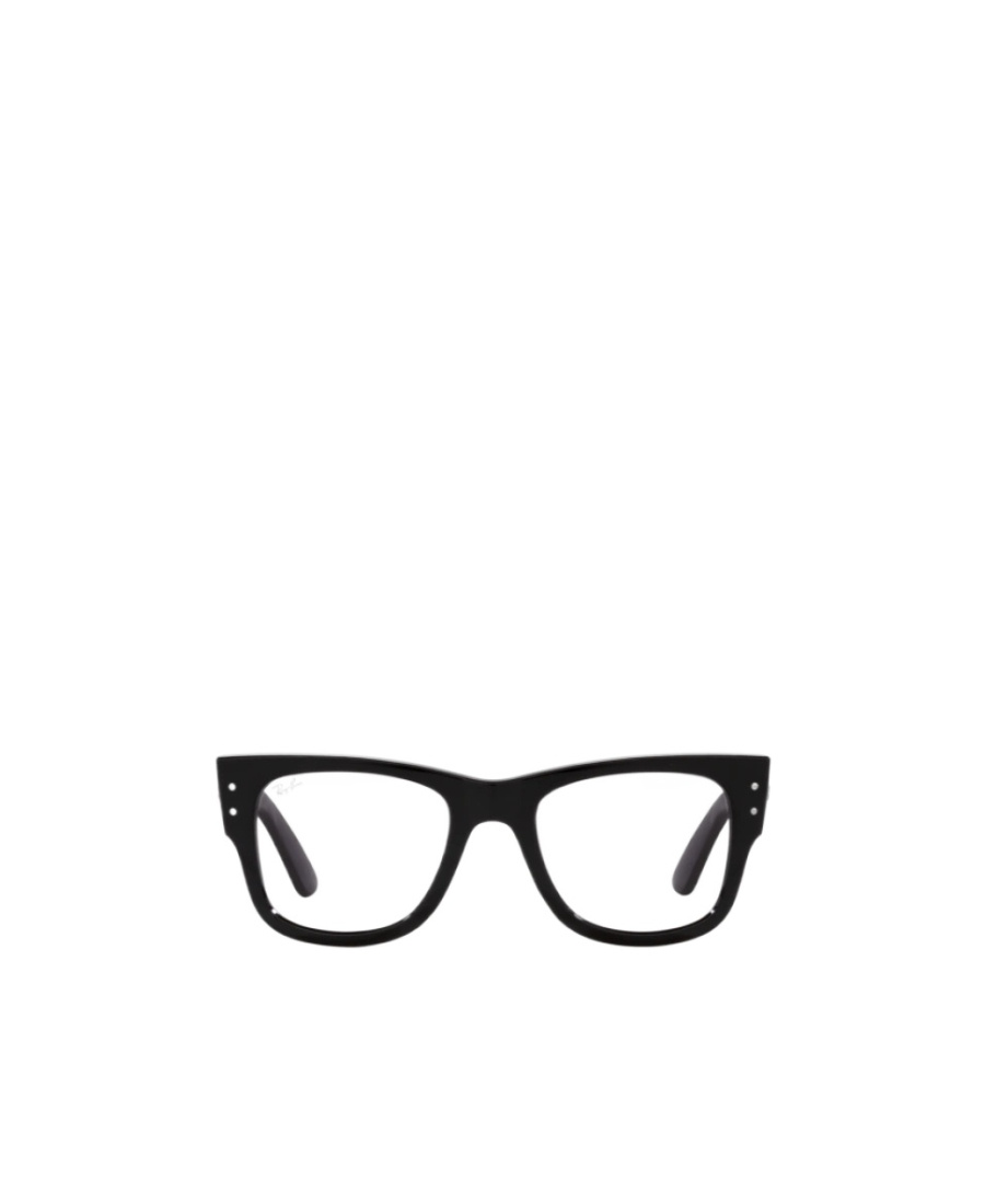 Ray Ban Rectangle-frame Tortoiseshell-effect Glasses In Black