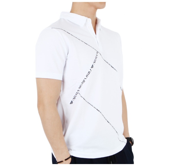 EMPORIO ARMANI LOGO DETAILS POLO SHIRT