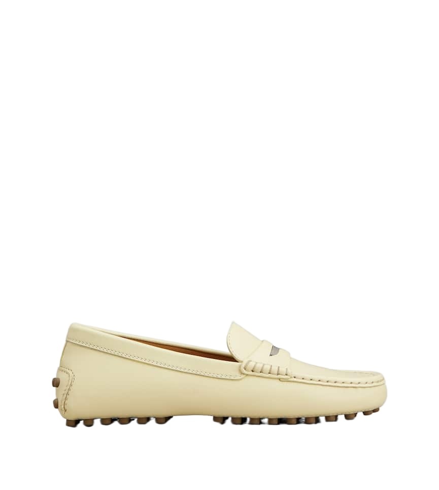 Tod's Gommino Driving Shoes In Yellow