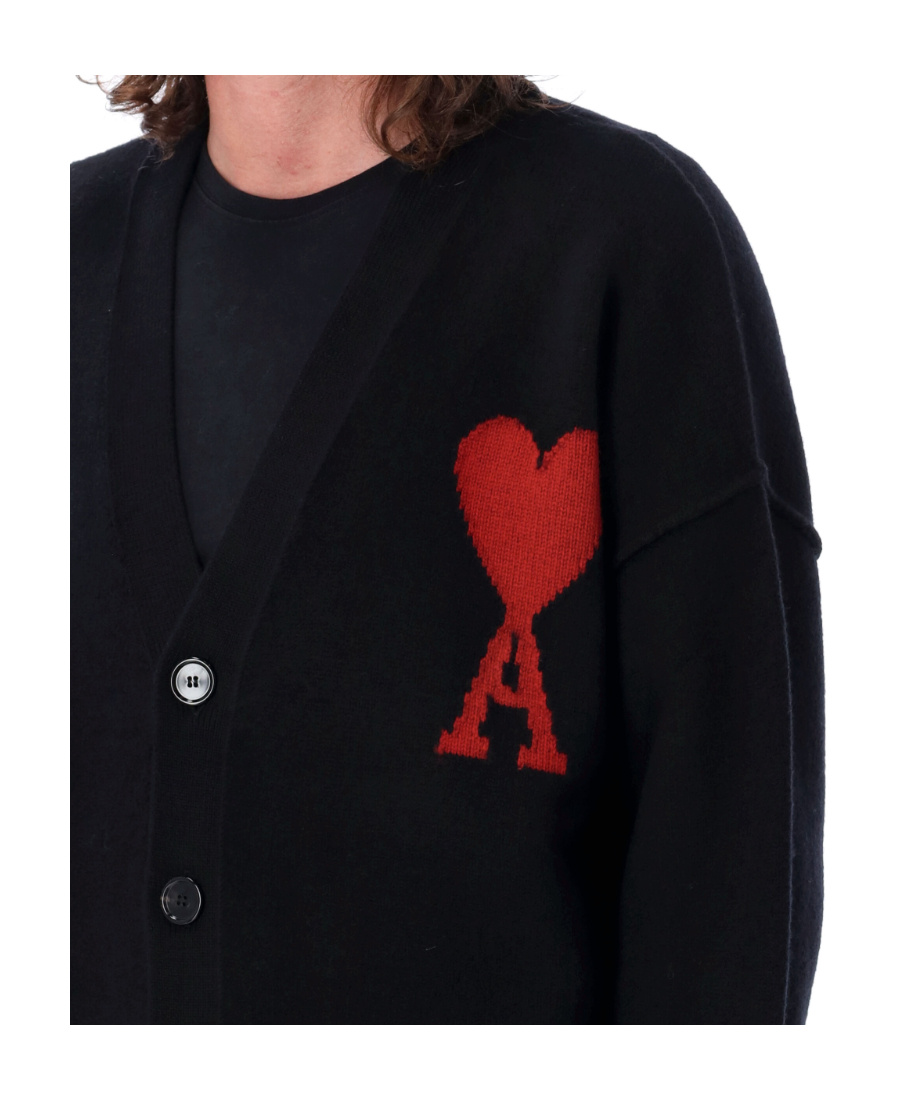 Ami Alexandre Mattiussi Ami Paris Sweaters In Black
